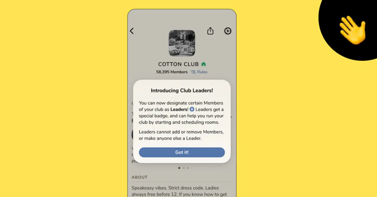 Clubhouse launches new functions for Clubs in beta