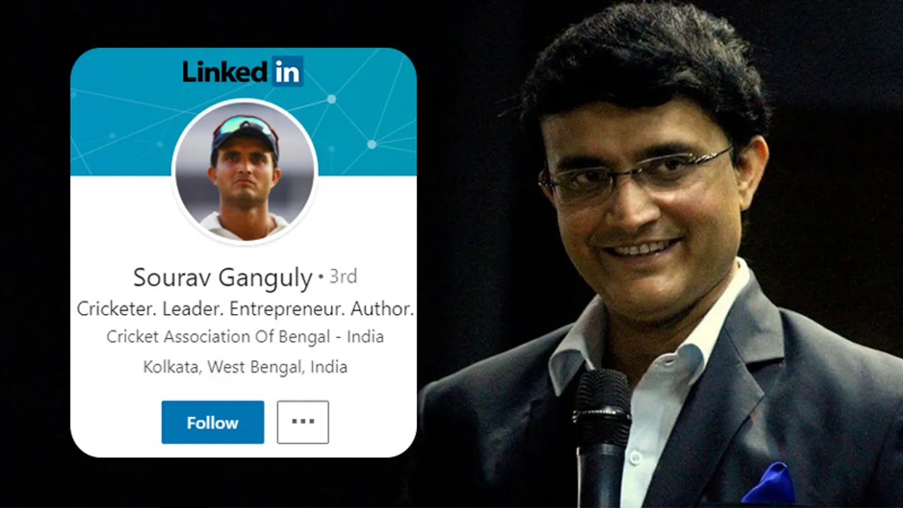 ‘Dada’ of Indian cricket, Sourav Ganguly is now on LinkedIn