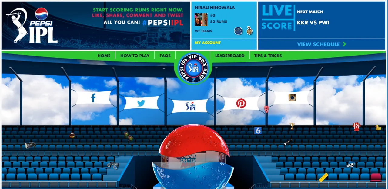 Social Media Campaign Review : Pepsi IPL VIP Box Race