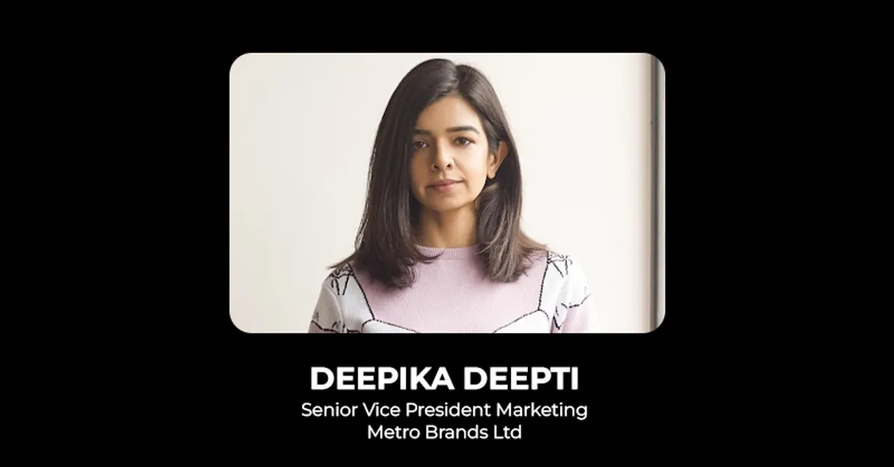 Deepika Deepti joins Metro Brands Ltd as Sr. VP Marketing