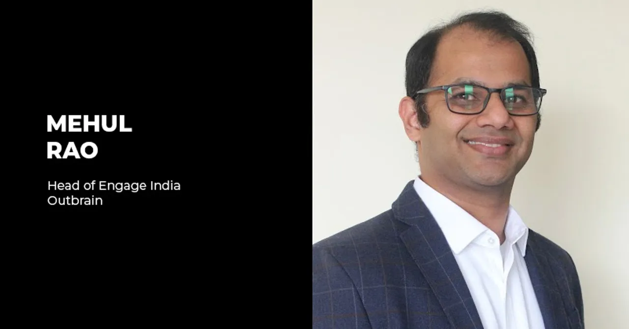 Outbrain Appoints Mehul Rao as Head of Engage India