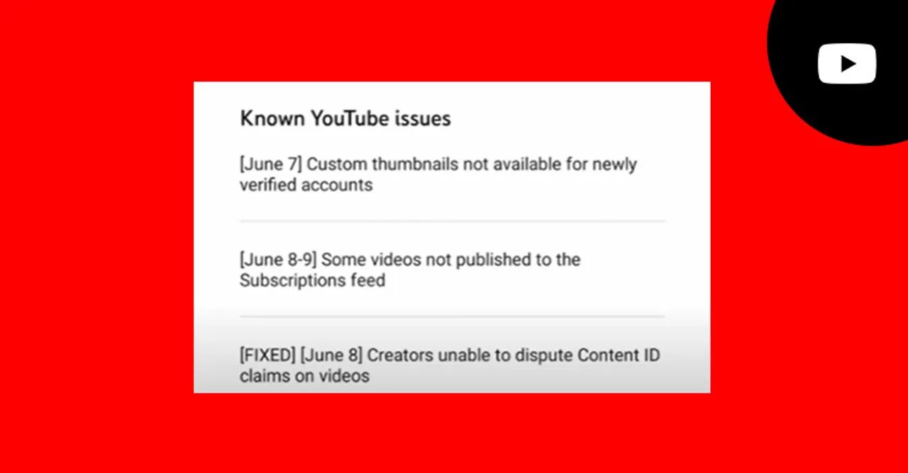 YouTube Updates