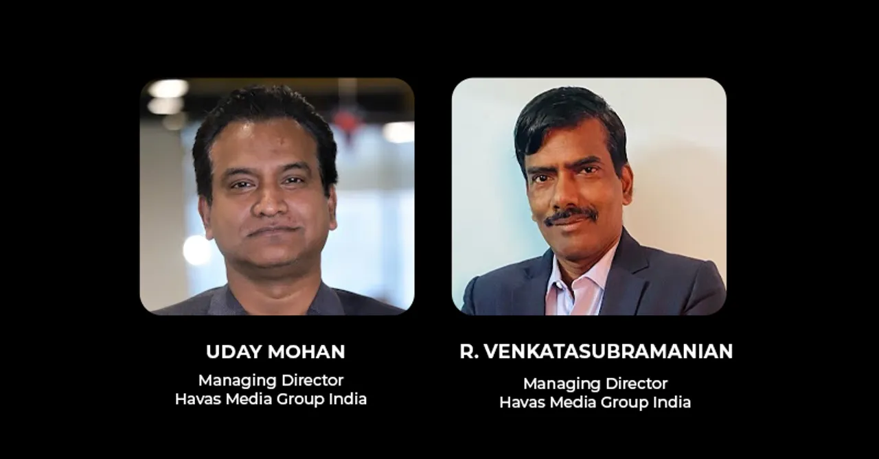 Havas Media elevates Uday Mohan and R. Venkatasubramanian as Managing Directors