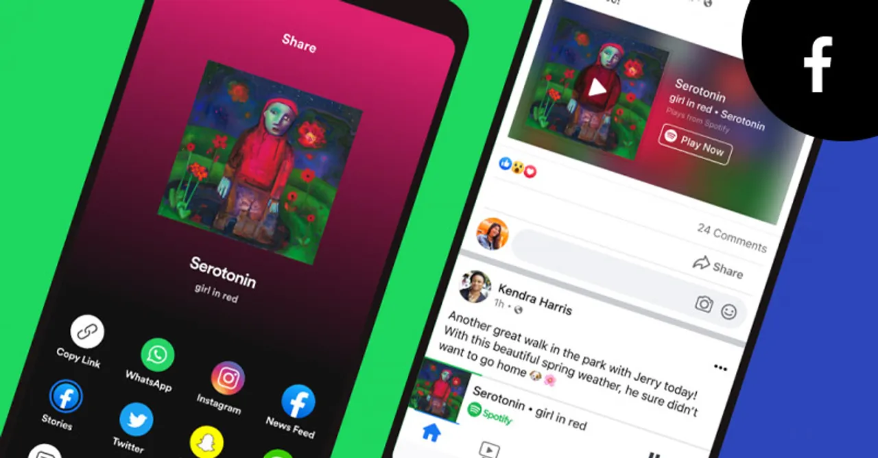 Users can now listen to songs & podcasts from Spotify in the Facebook app