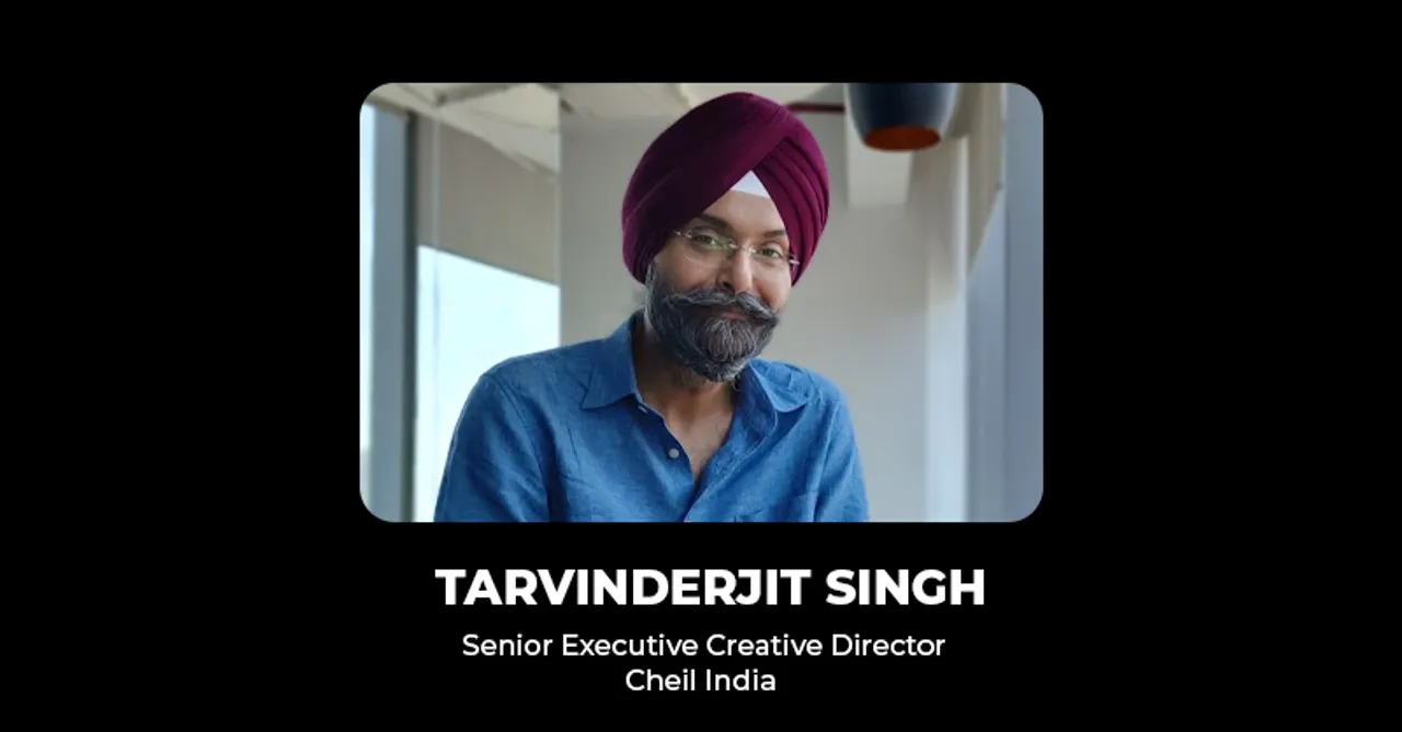 Cheil India onboards Tarvinderjit Singh as Senior Executive Creative Director