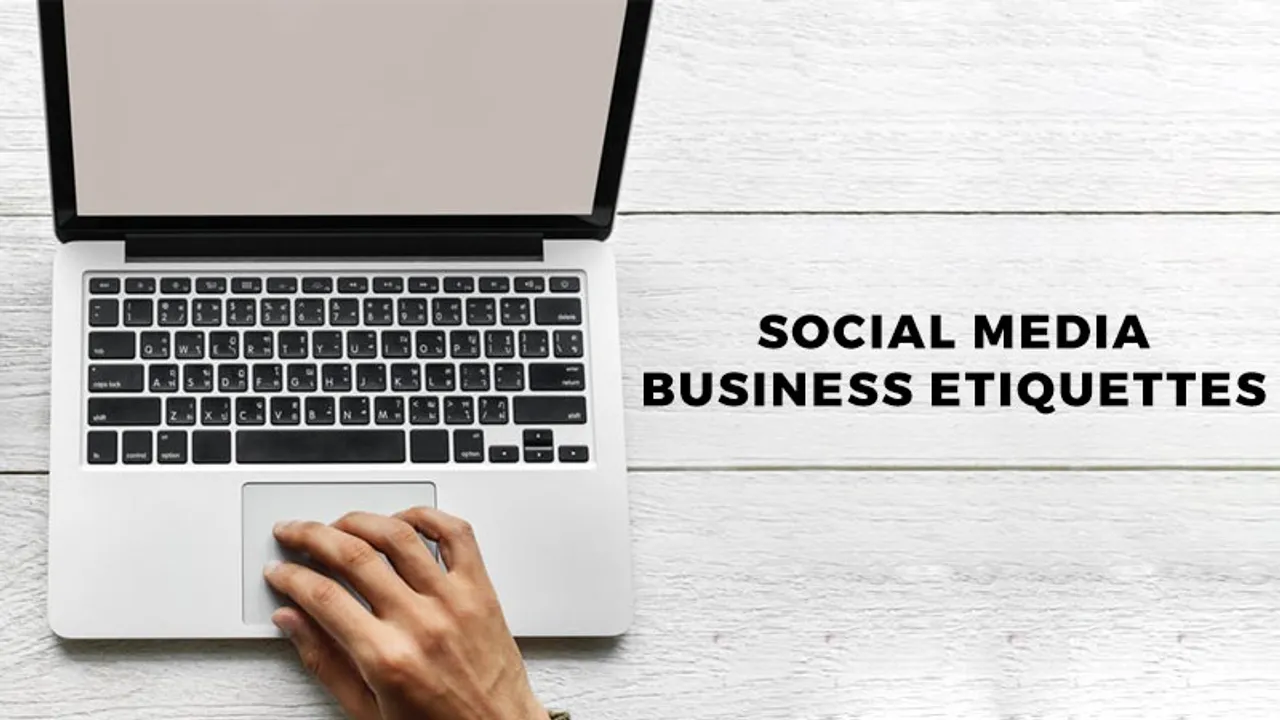 social media business etiquettes