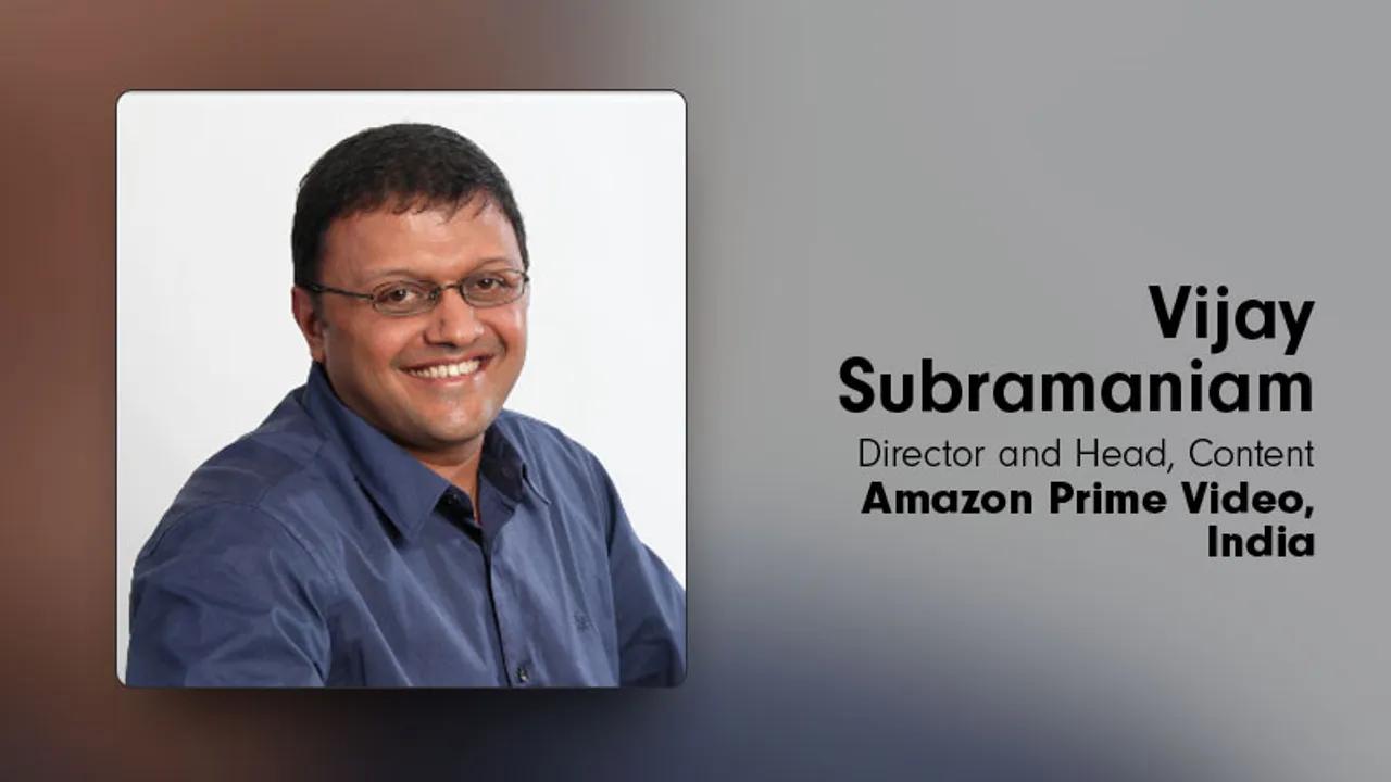 Vijay Subramaniam Amazon Prime Video India