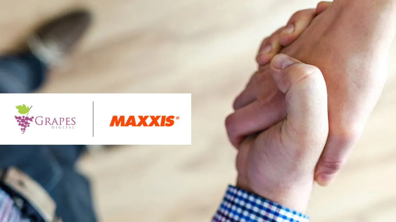 Maxxis Tyres hands over its digital duties to Grapes Digital