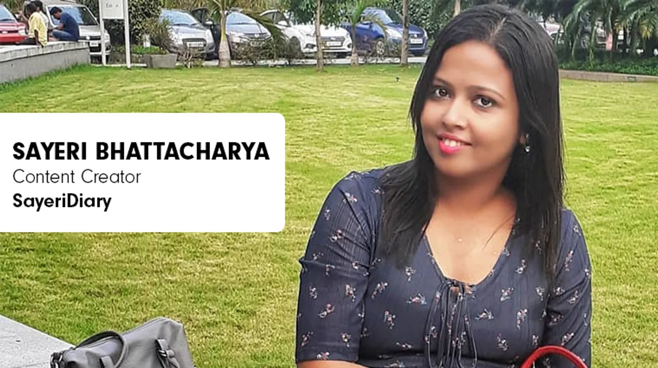 I maintain my blog like a daily diary: Sayeri Bhattacharya