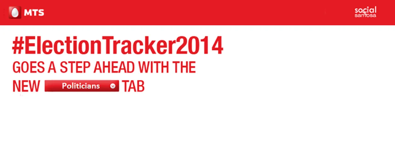 #ElectionTracker2014 Goes a Step Ahead; Will Now Track a Politician’s Social Media Activity Real Time