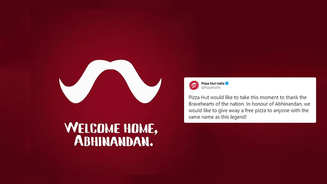 Pizza Hut's Abhinandan to the Bravehearts faces backlash