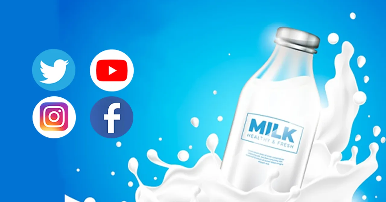 milk brands social media marketing