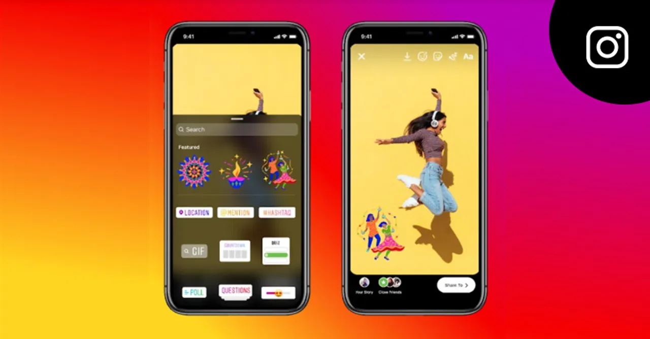 Instagram launches stickers & multi-author story for Diwali