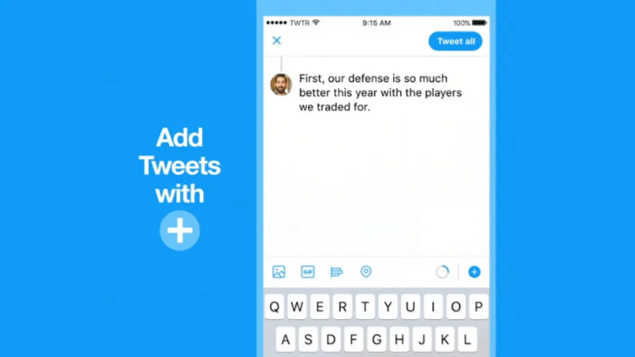 Twitter introduces Threads, their official Tweetstorm feature