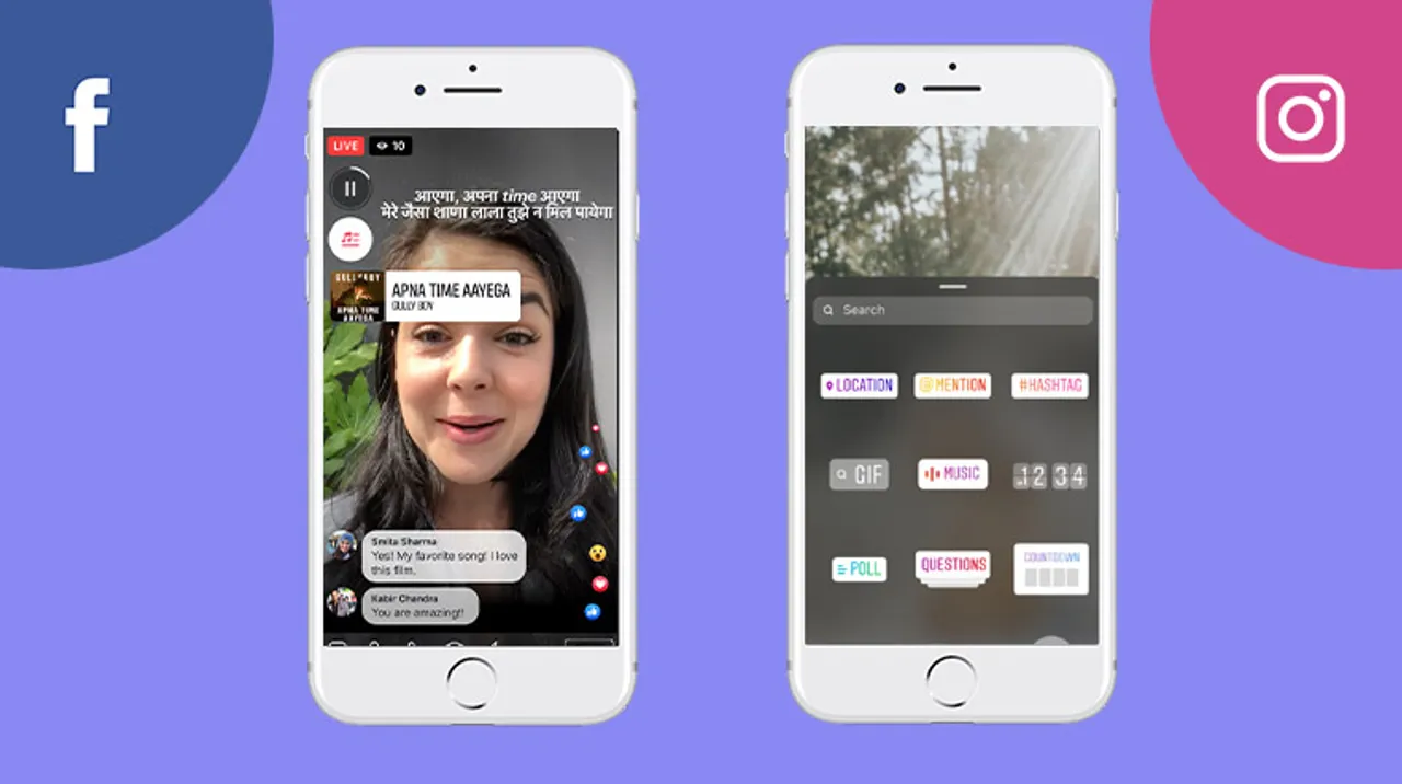 Facebook and Instagram launch Music Products in India