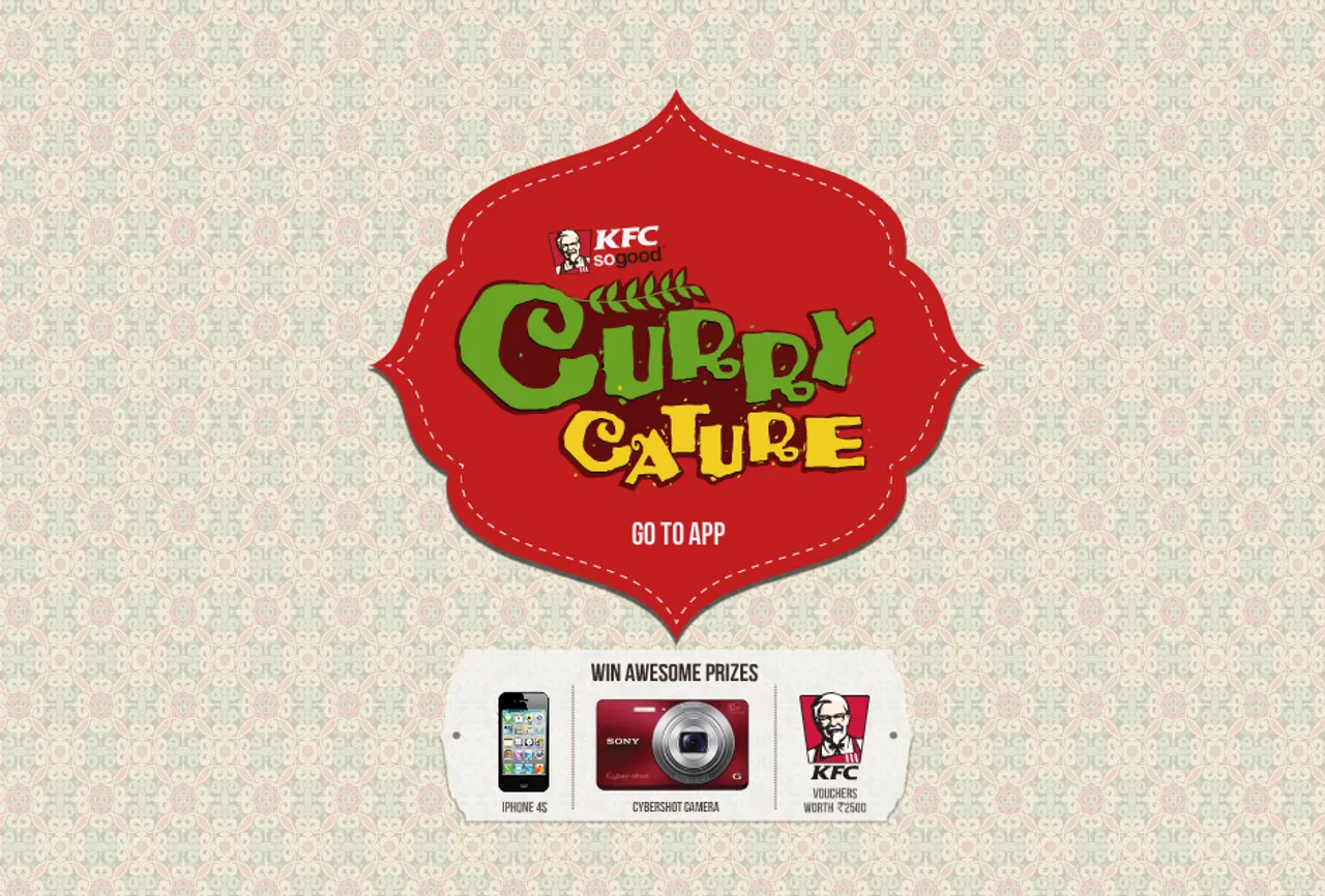 KFC Currycature on Facebook
