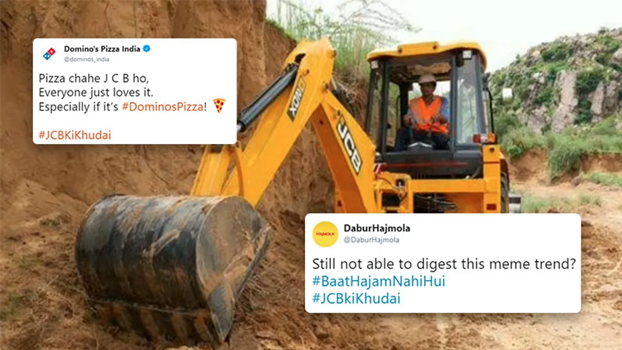 #TopicalSpot: How Brands dug into 'JCB ki khudai' memes to weave trending creativity