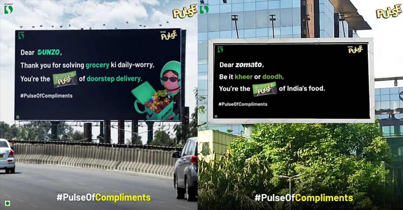 Pass Pass Pulse compliments Zomato and Dunzo in an OOH campaign