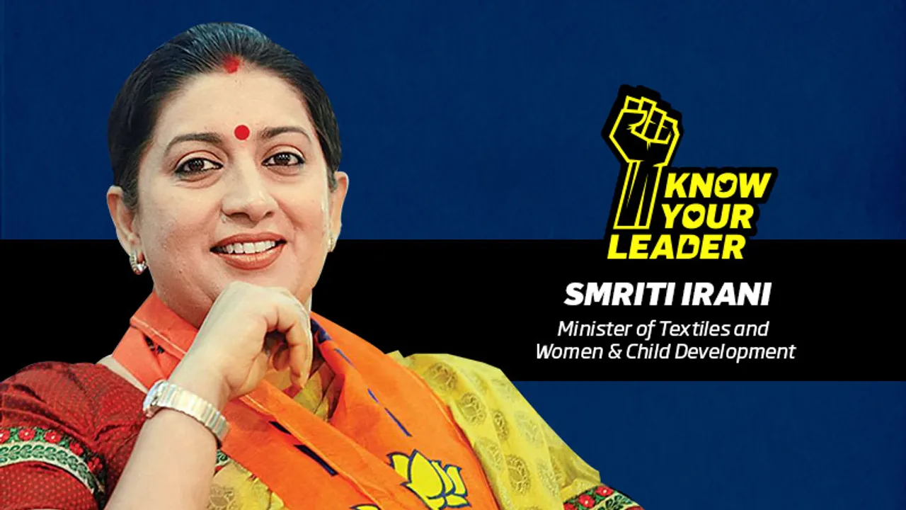 Know Your Leader: Smriti Irani