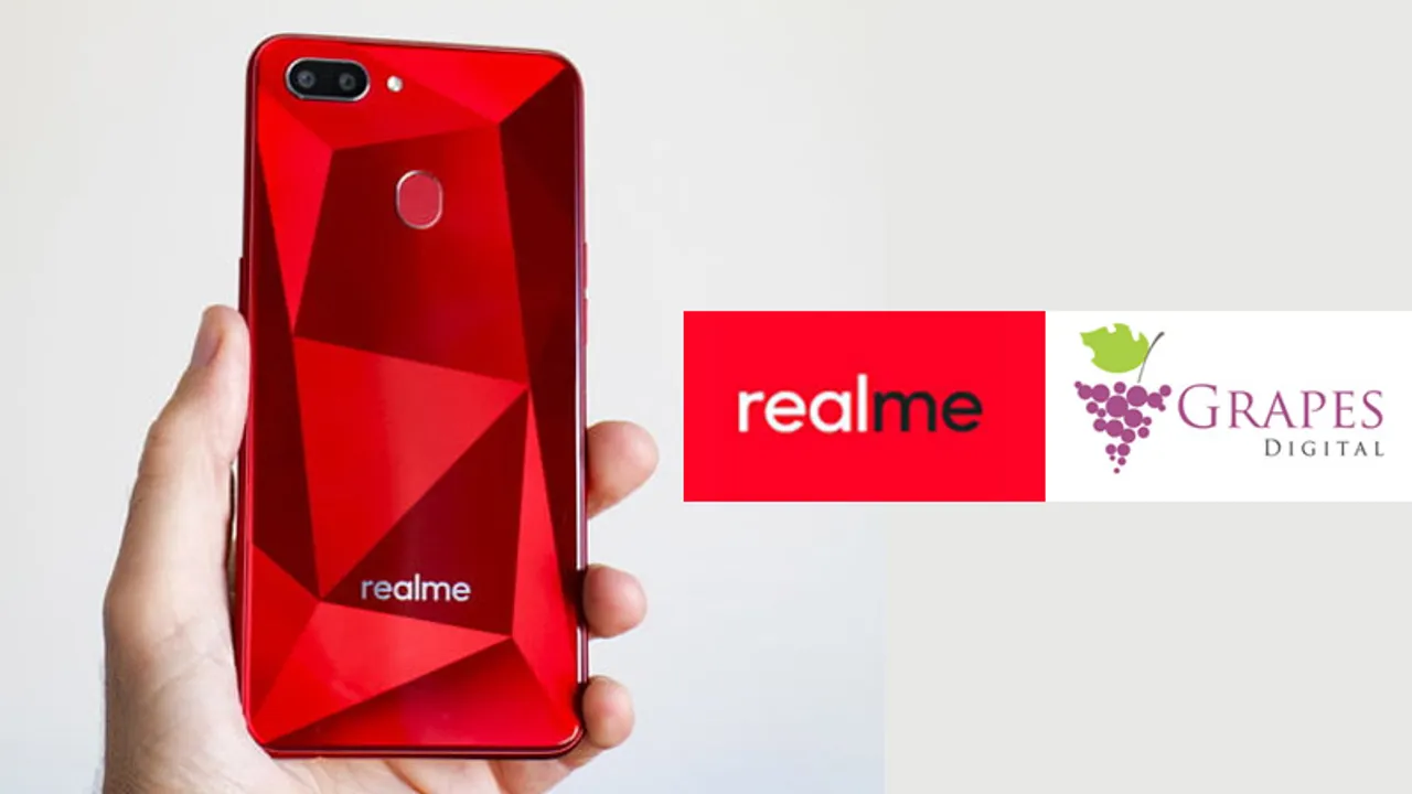 Realme awards digital media mandate to Grapes Digital