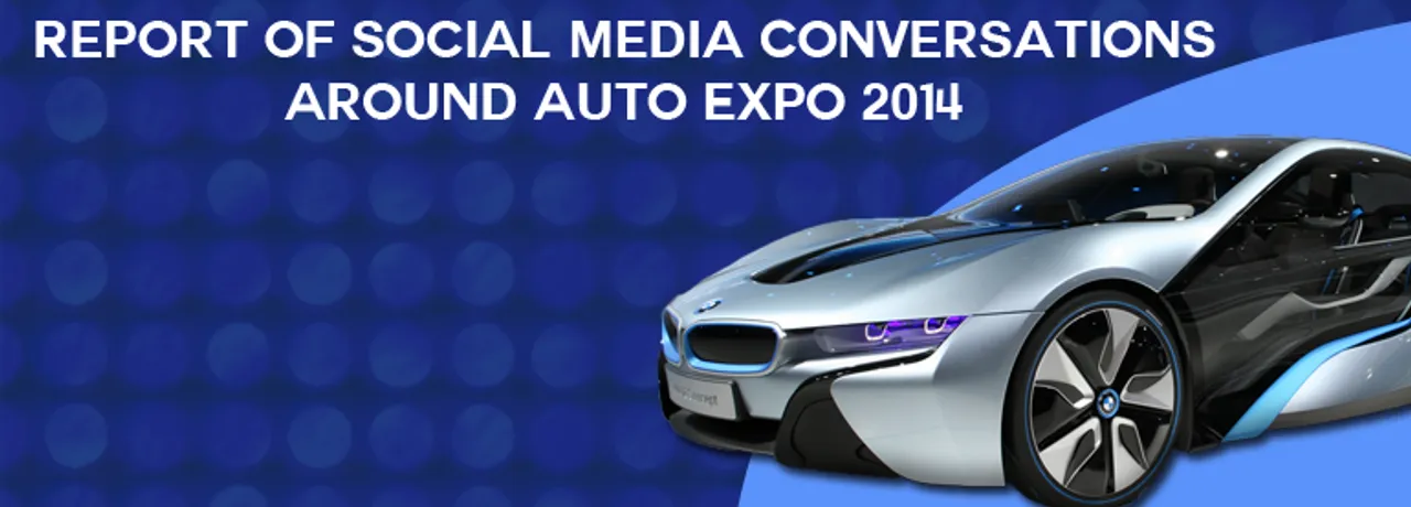 [Infographic] Report of Social Media Conversations Around Auto Expo 2014