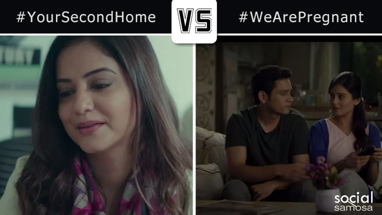 #YourSecondHome v/s #WeArePregnant