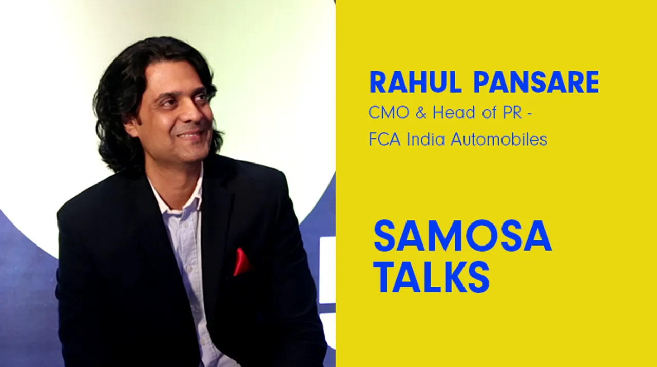 #SamosaTalks: Content is taking shorter routes of communication says Rahul Pansare, FCA India Automobiles