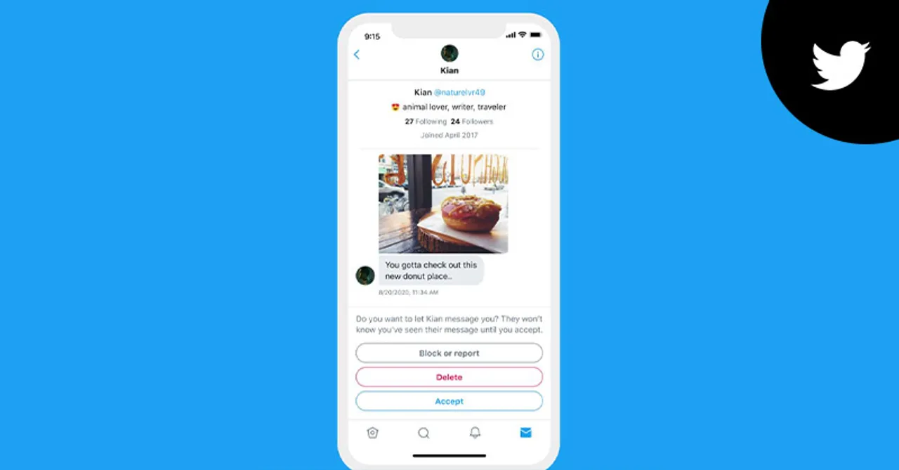 Twitter adds info about people sliding in your DMs