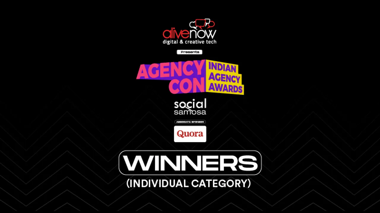 AgencyCon 2022: All you need to know about winners in the Individual Categories