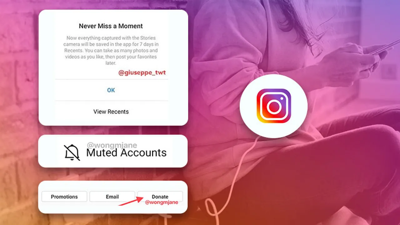 Instagram tests new features: muted accounts, donations, and more