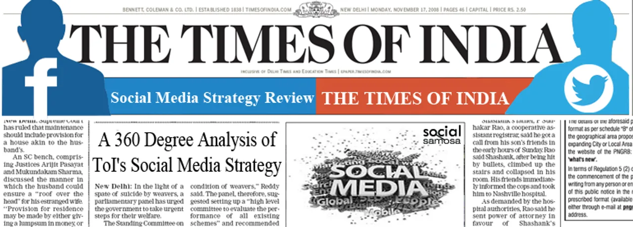 Social Media Strategy Review: Times of India