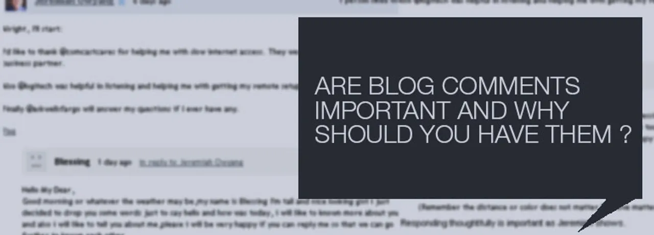 The Importance of Blog Commenting and Why Bloggers Should Do It