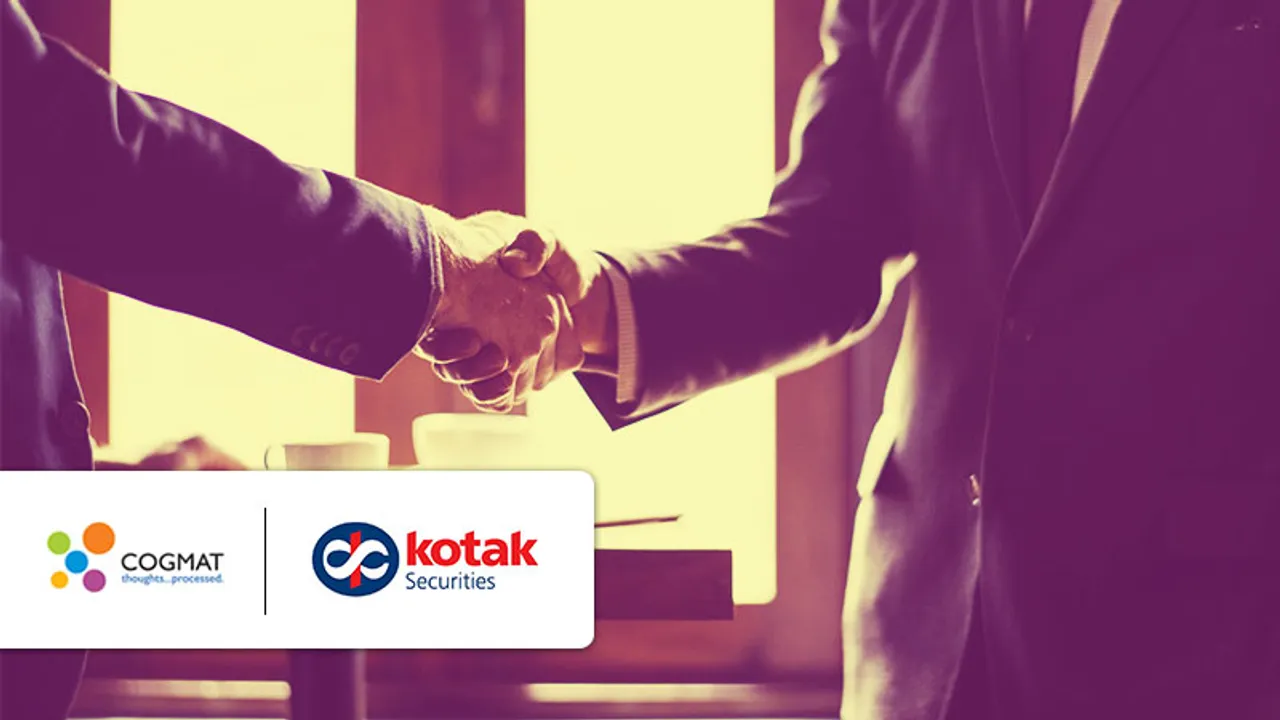 Kotak Securities partners with CogMat to support their Customer Outreach