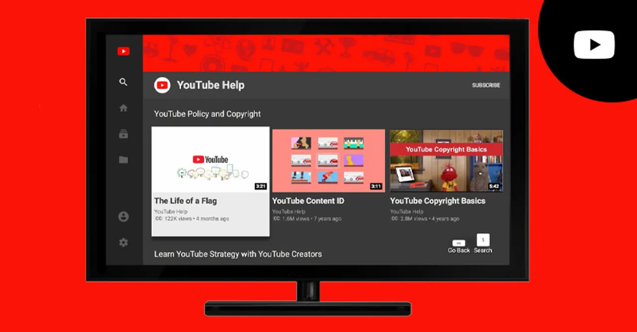 YouTube connected-TV