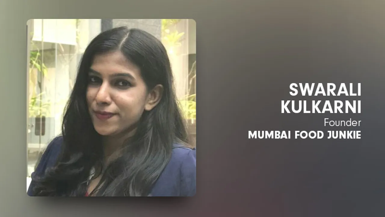 Interview: Swarali Kulkarni of Mumbai Food Junkie on the business of blogging!