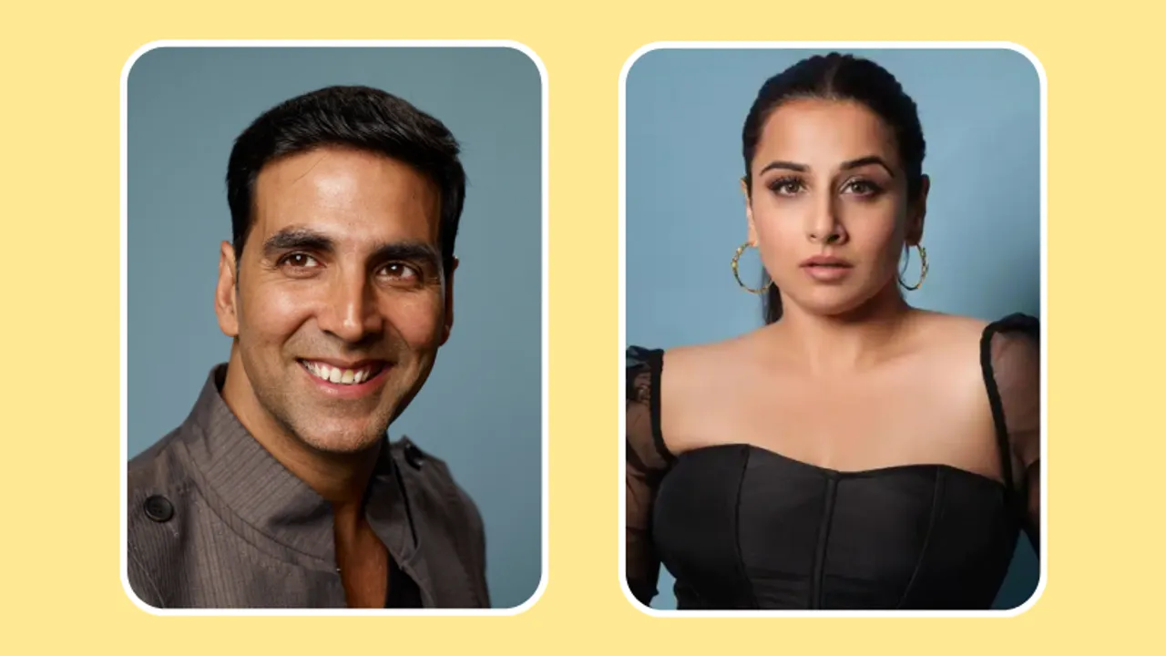 Akshay Kumar & Vidya Balan were the most visible celebrity endorsers: Report
