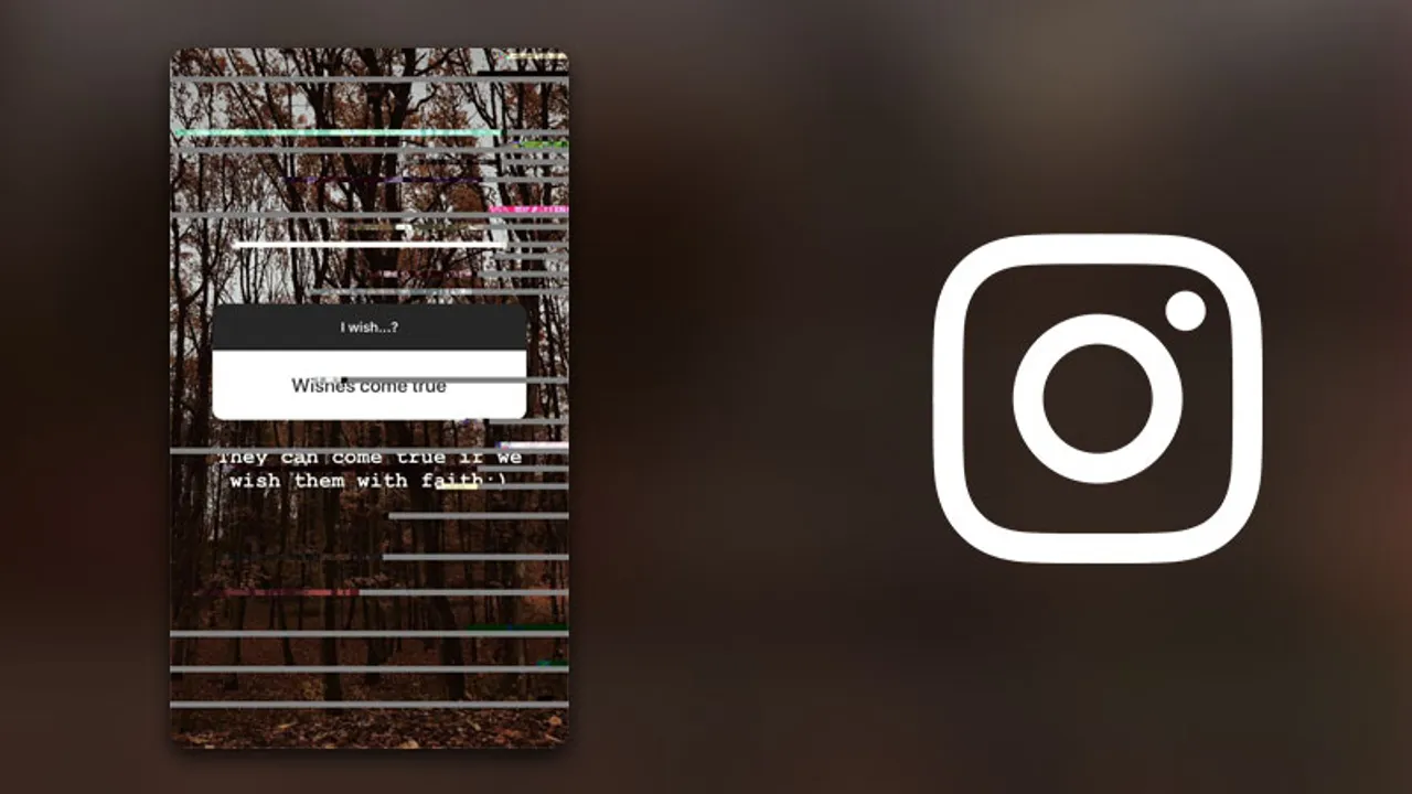 Instagram experienced a glitch on Thursday with strange lines and distortion