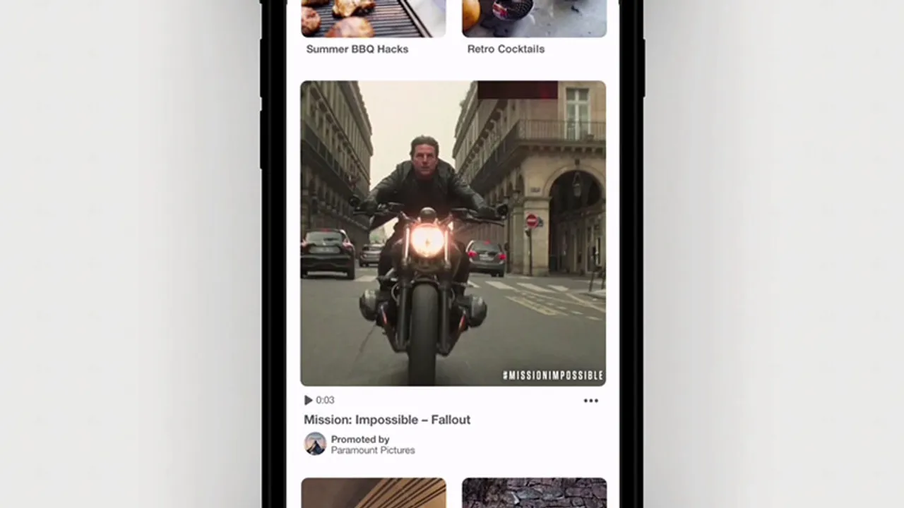 Pinterest Promoted Video to get a more prominent space on the timeline