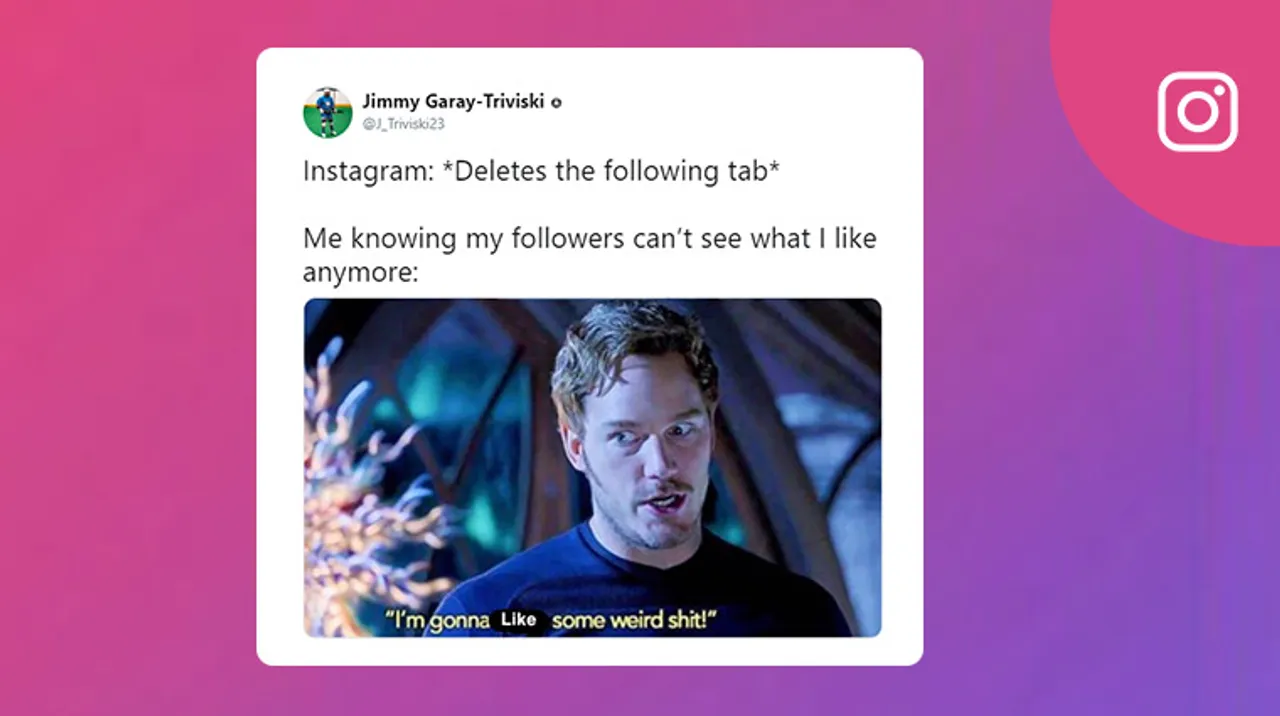 Instagram Following tab