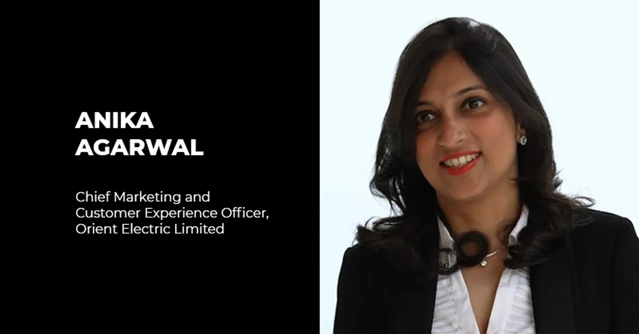 Orient Electric appoints Anika Agarwal as Chief Marketing and Customer Experience Officer 