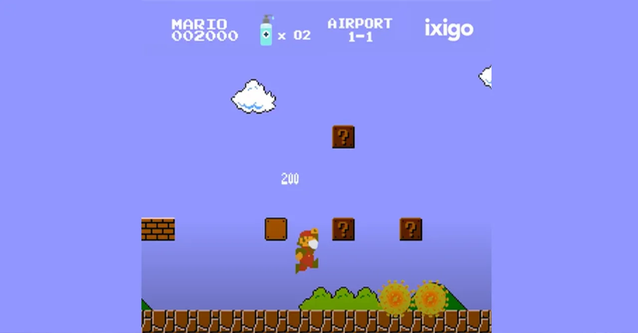 Super Mario enters the advertising universe