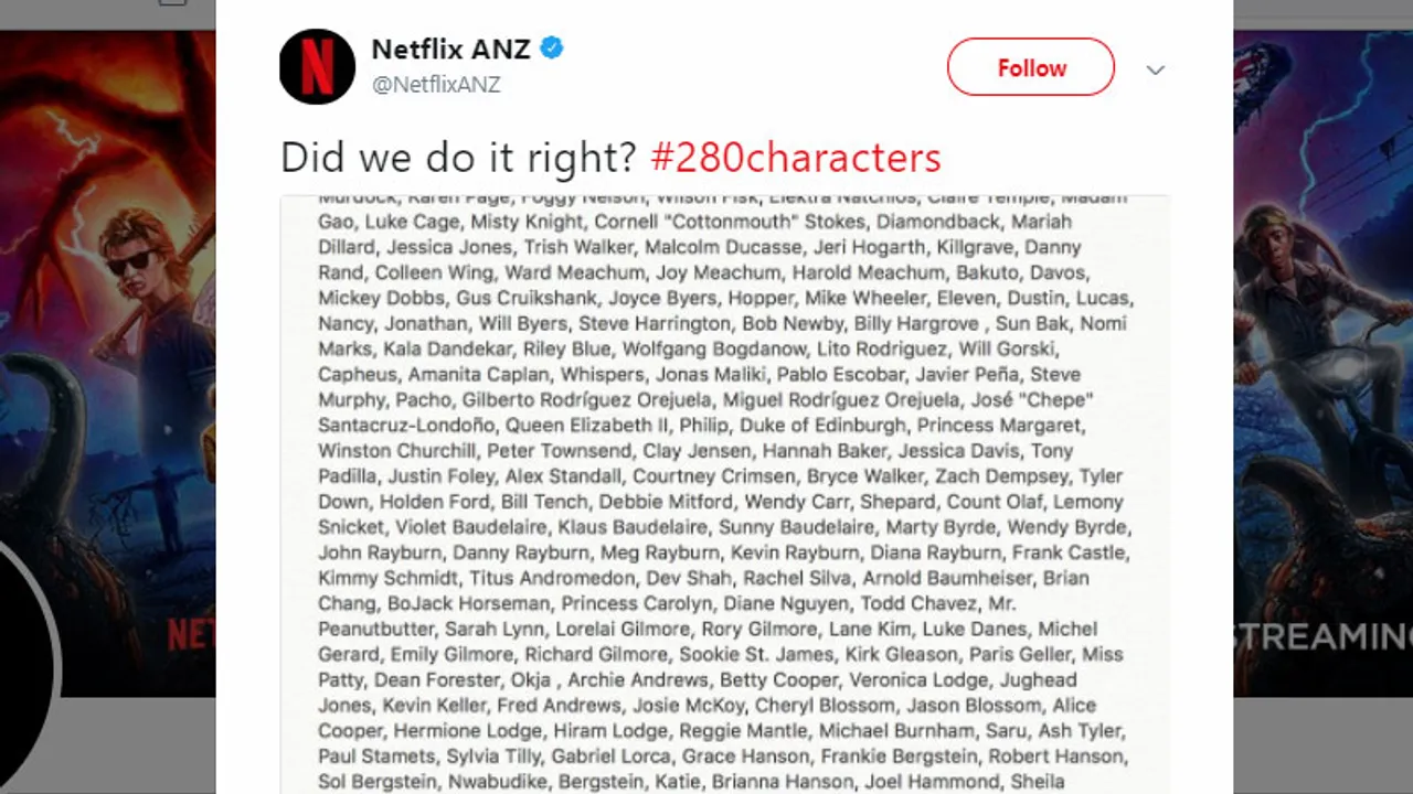 Twitter character limit expanded to 280, brands are loving it!