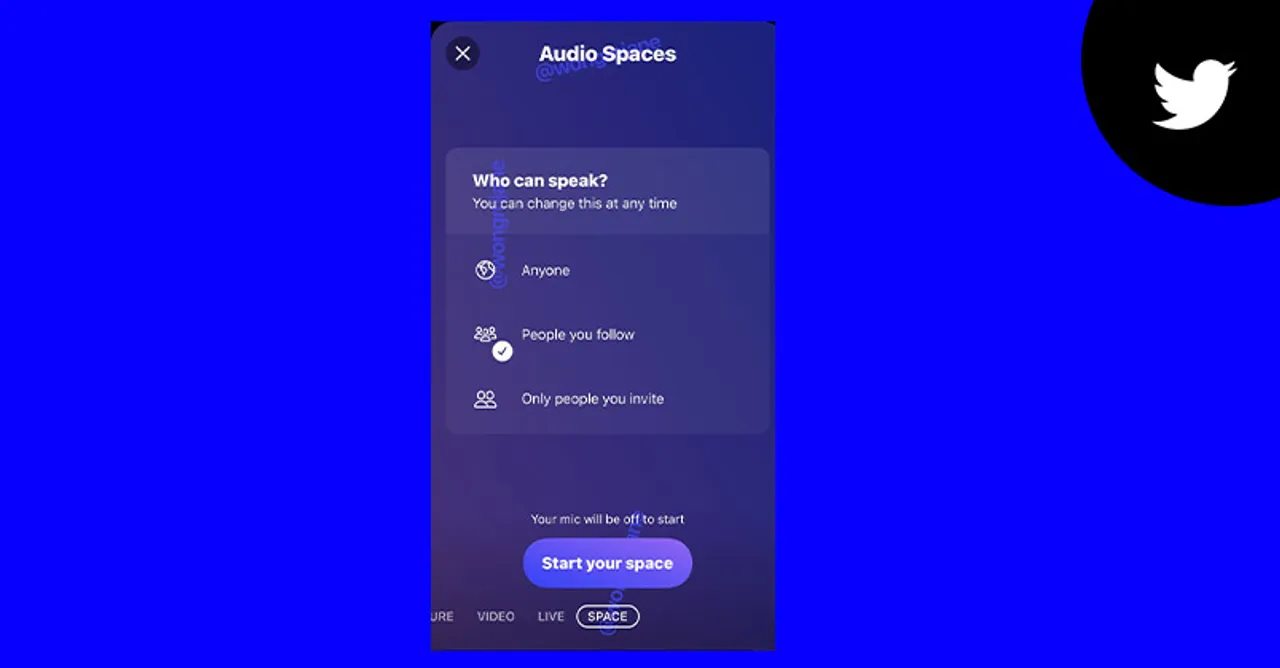 Twitter tests Audio Spaces in beta