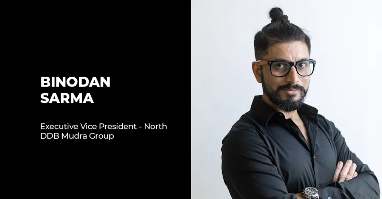 Binodan Sarma joins DDB Mudra Group as Executive Vice President - North