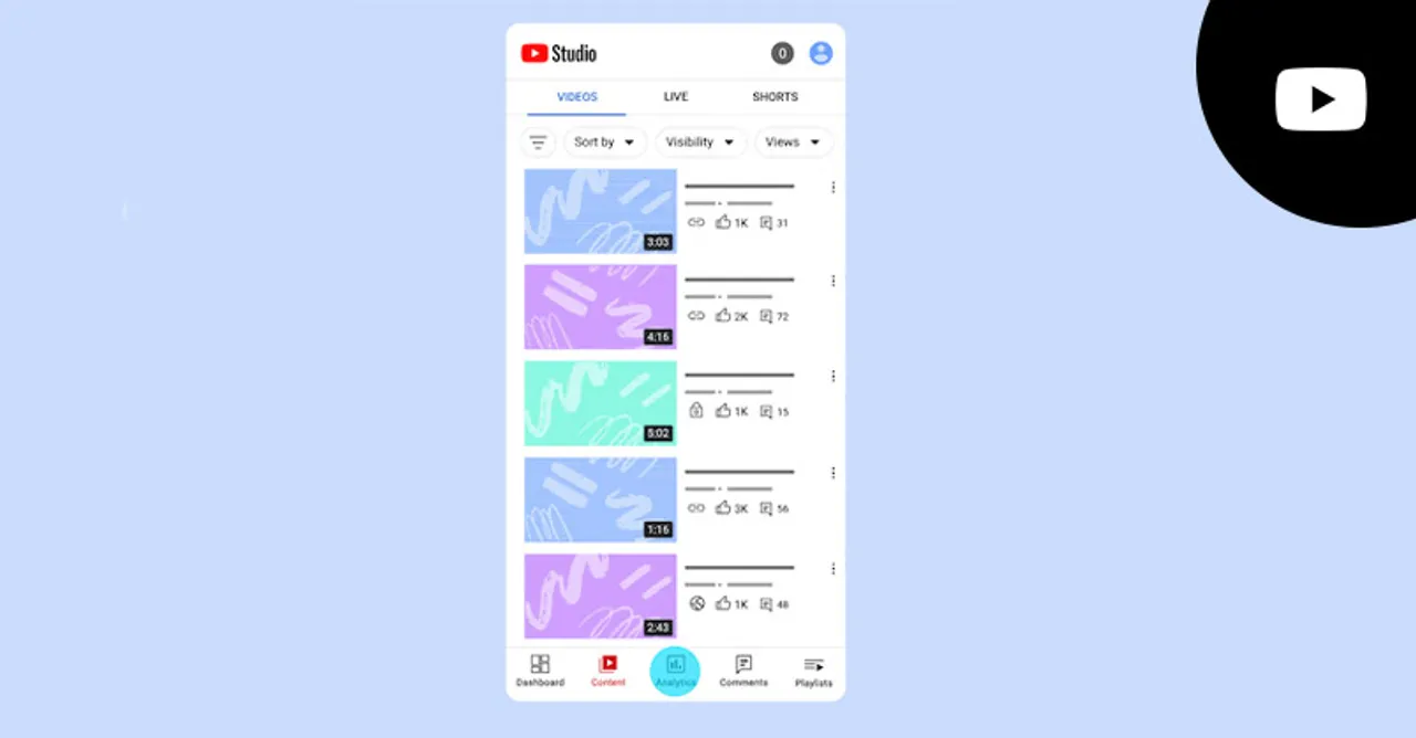 YouTube launches new features for the Studio mobile app