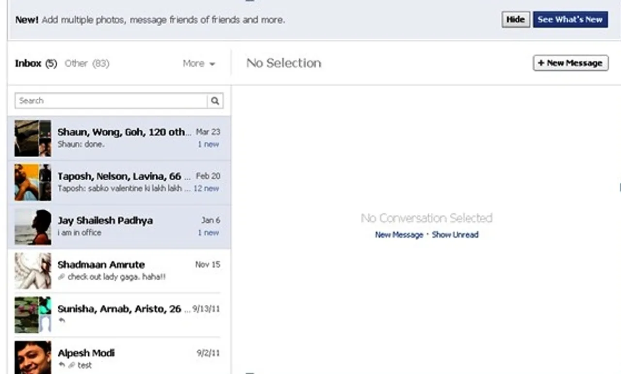 Facebook Messages