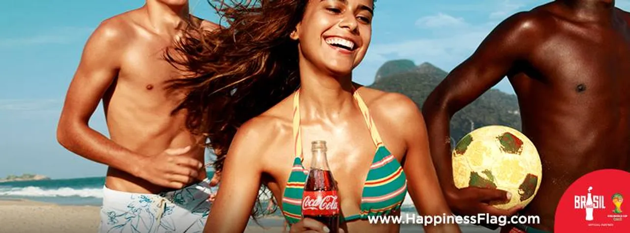 coke happiness flag