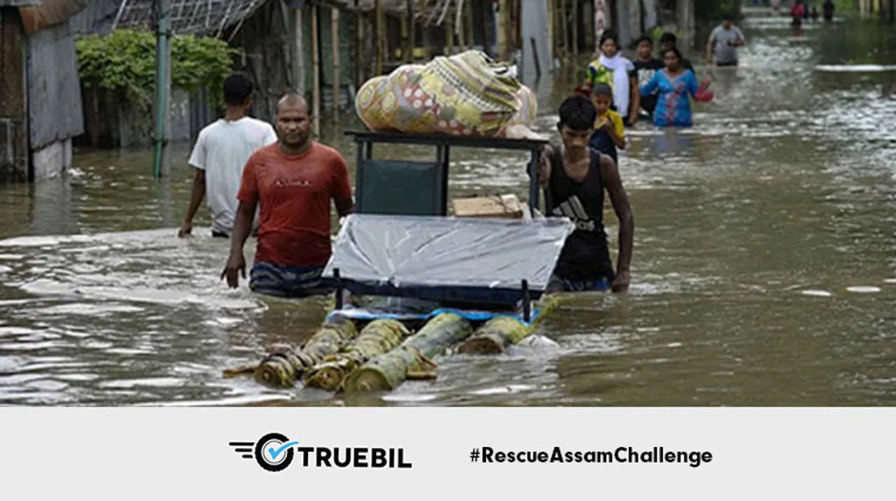 Truebil leads the #RescueAssamChallenge campaign
