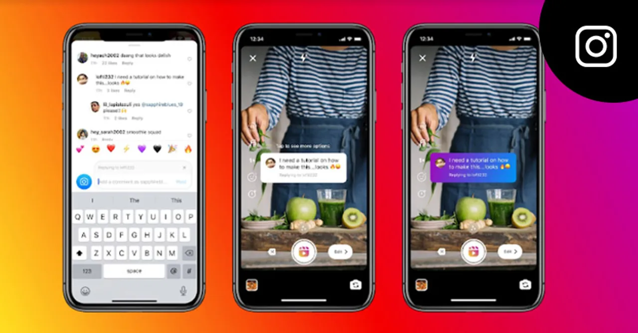 Instagram launches ability to reply to comments with Reels