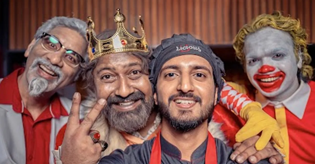 Licious brings a King, Clown and Colonel to bond over chicken for Friendship Day